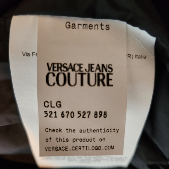 Versace Jeans Couture Barocco-print jacket In Multi, New Season, Size 2 US NWT - Picture 8 of 11